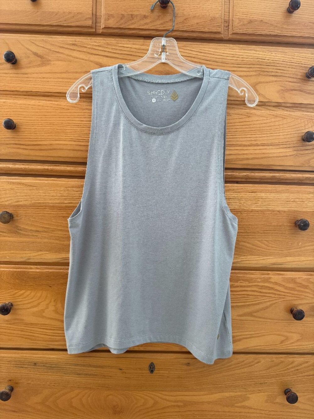 Shredly Muscle Tank MTB Jersey Gray Medium